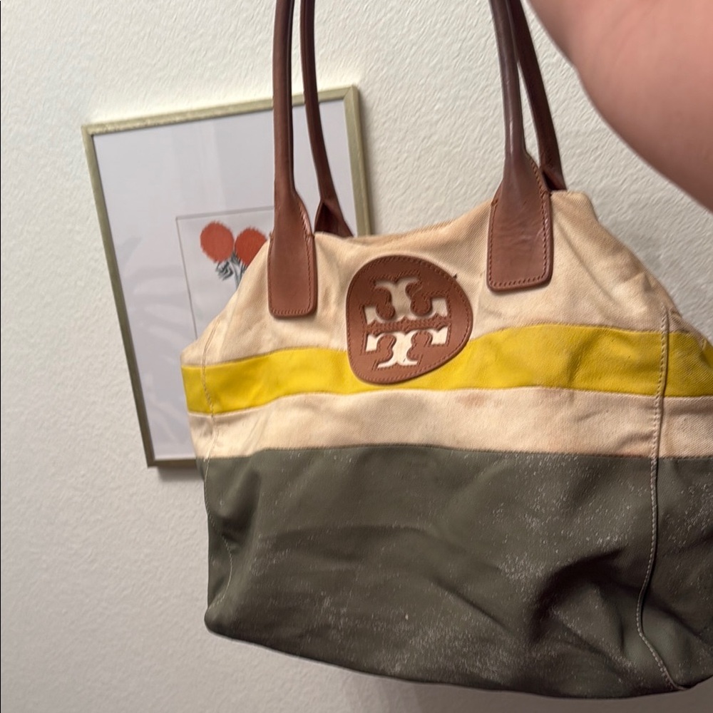 Tory Burch 21129791 Green Khaki Multi Shoulder Bag